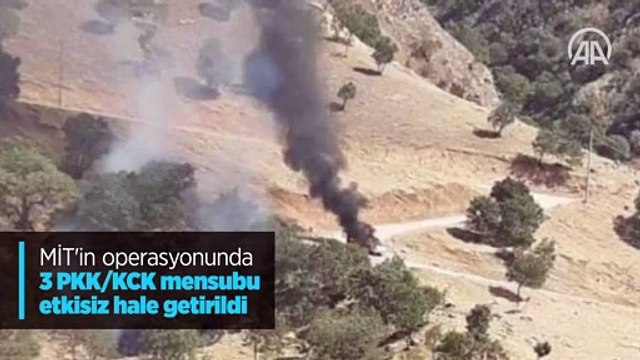 MİT'in operasyonunda 3 PKK/KCK mensubu etkisiz hale getirildi