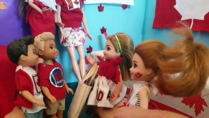 Canada Day Celebration 2021 ! Barbie's twin daughters, Addie and Ashley