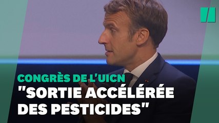 Macron promet pour la "sortie accélérée des pesticides" une "initiative forte" avec l'UE