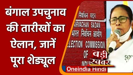 Descargar video: West Bengal Bypolls: बंगाल में 30 September उपचुनाव, 3 अक्टूबर को आएंगे नतीजे | वनइंडिया हिंदी