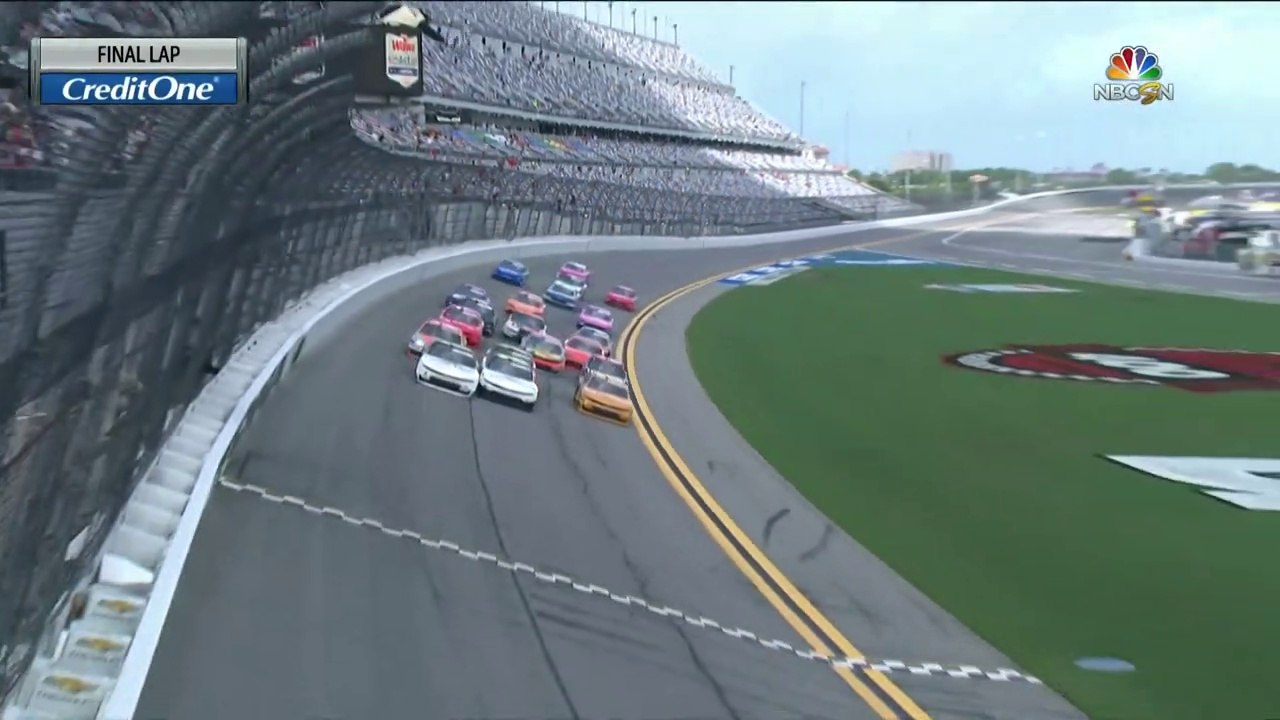 NASCAR Xfinity Daytona 2021 2 Last Laps Crazy  Battle Win Haley Allmendinger Photo Finish