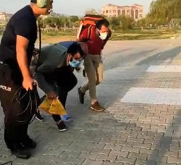 Son Dakika | PARMAĞI KESİLEN HASTA, POLİS HELİKOPTERİYLE SEVK EDİLDİ