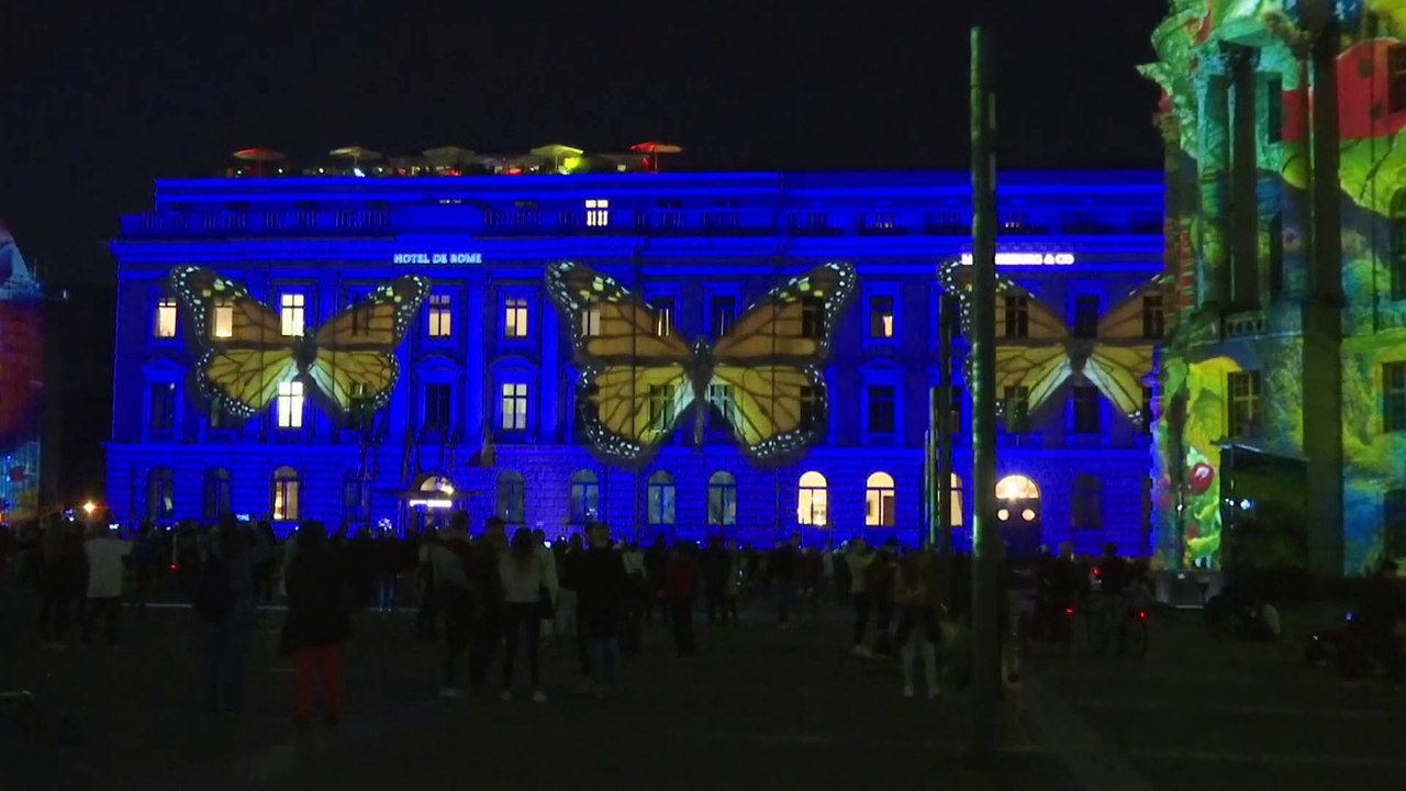 Berlin bunt belichtet