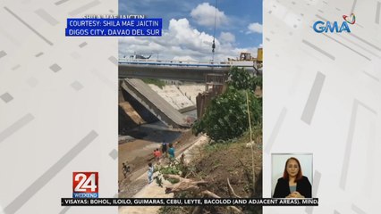 Construction worker, patay matapos mabagsakan ng ginigibang tulay | 24 Oras Weekend