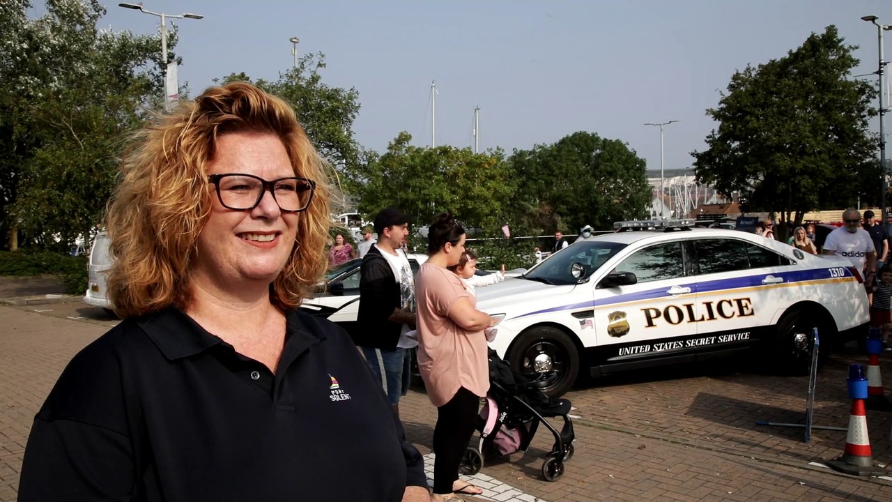 Lisa Fowler, Port Solent's events, marketing and centre administrator, at 999 Day 2021