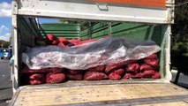 Sebze ve meyve halinde 6 ton kaçak midye ele geçirildi