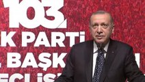 Rize'de ilginç anlar! Cumhurbaşkanı Erdoğan'dan sesi az çıkan partililere sitem