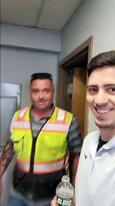 Man Startles Boss by Standing Still