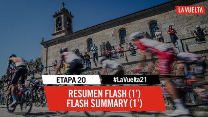 Étape 20 / Stage 20 - En 1' | #LaVuelta21