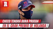Sergio Pérez arrancará al final de la parrilla en el Gran Premio de los Países Bajos