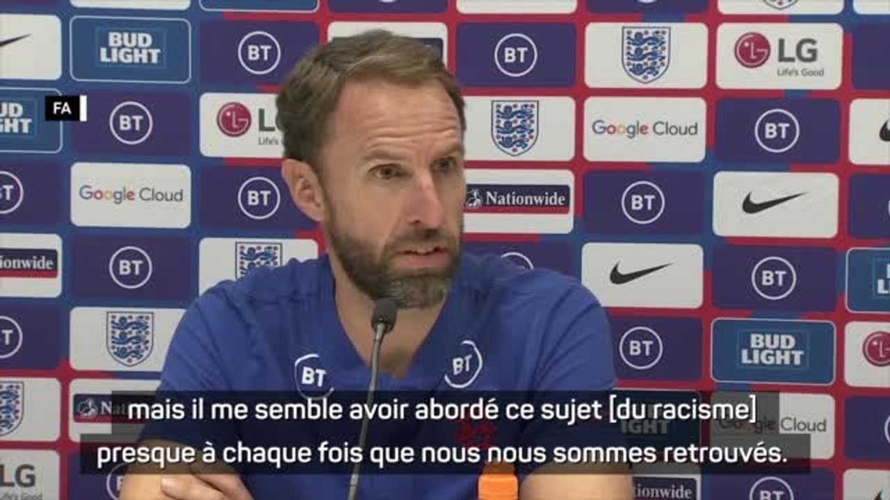 Angleterre - Southgate : "Continuer à mener cette bataille contre le racisme"
