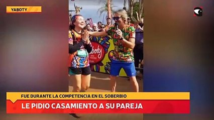 Le pidio casamiento a su pareja