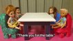Doll Furniture DIY - Doll Dinning Table DIY - Miniature Table DIY