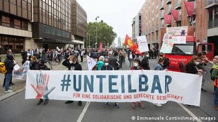 Protest against far-right politics in Berlin