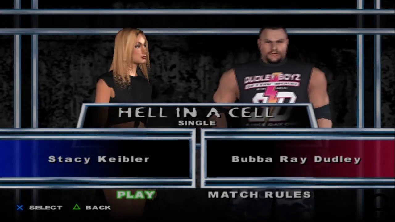 Here Comes the Pain Stacy Keibler(ovr 100) vs Bubba Ray Dudley