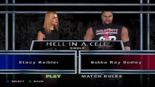Here Comes the Pain Stacy Keibler(ovr 100) vs Bubba Ray Dudley