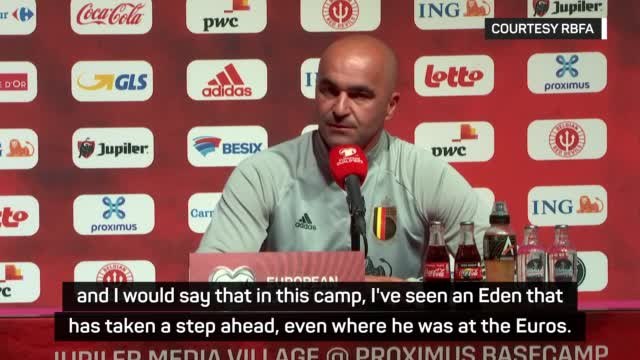 Martinez backs Real Madrid forward Hazard to get back to his best