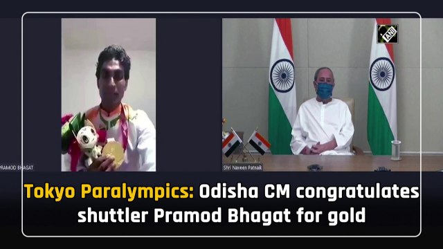 Tokyo Paralympics: Odisha CM congratulates shuttler Pramod Bhagat for gold