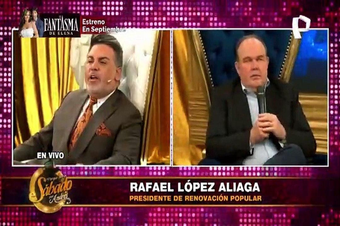 Rafael López Aliaga: “El señor Castillo tiene que cambiar sus políticas”
