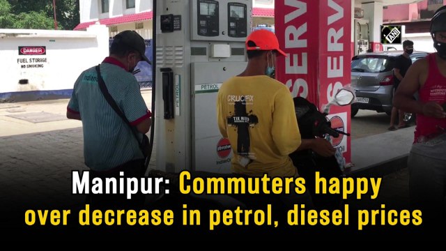 Manipur: Commuters happy over decrease in petrol, diesel prices