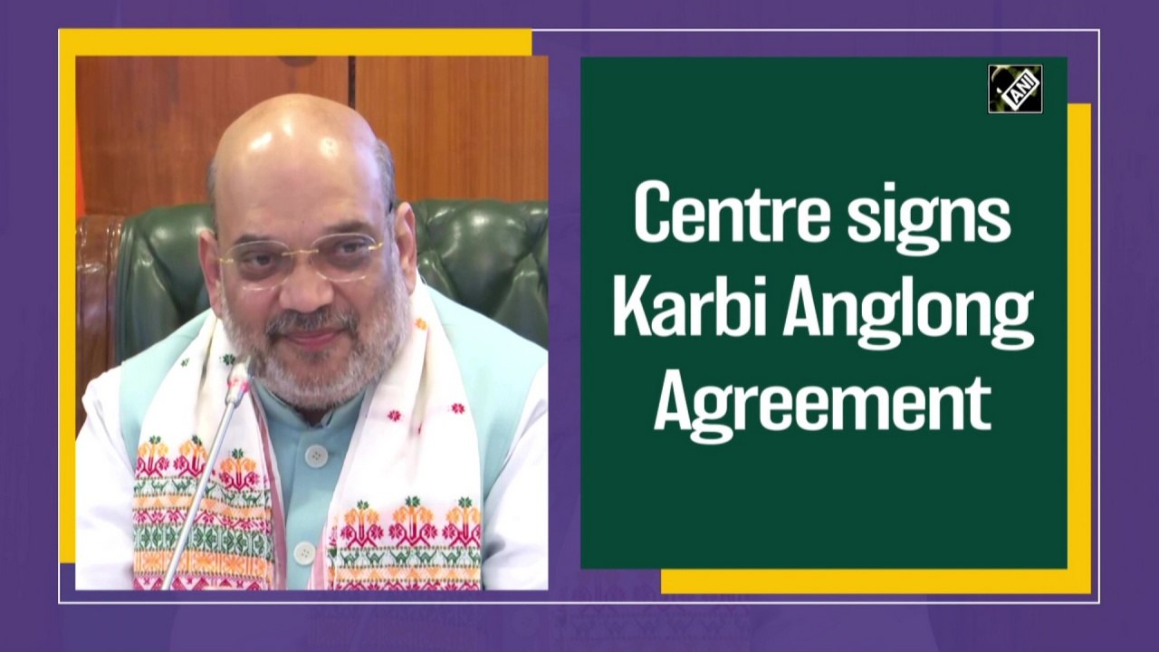 Centre signs Karbi Anglong Agreement