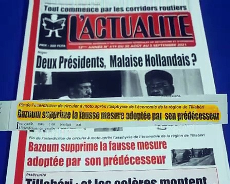 Revue Presse Labari Hausa 03 Septembre
