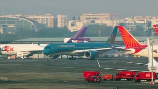 04.Vietnam Airlines Airbus A350-900 Landing & Takeoff From Mumbai Airport Trim-1