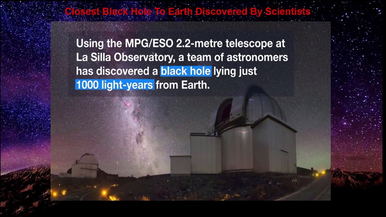 Closest Black Hole To Earth Discovered By Scientists