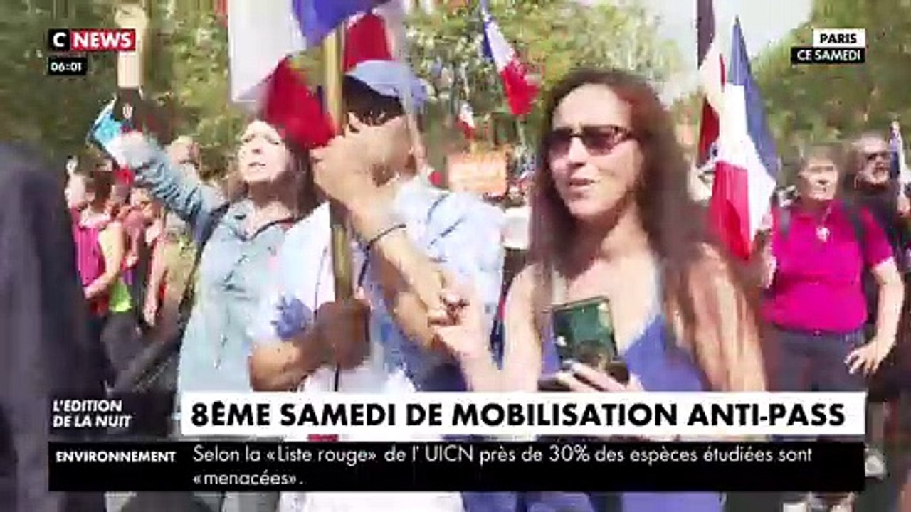 Manif anti Pass Sanitaire : Regardez le résumé en 60 secondes des manifestations qui se sont déroulées partout en France hier, samedi 4 septembre
