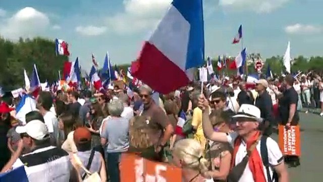 Протесты против санитарной диктатуры во Франции