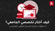 كيف أختار تخصصي الجامعي؟