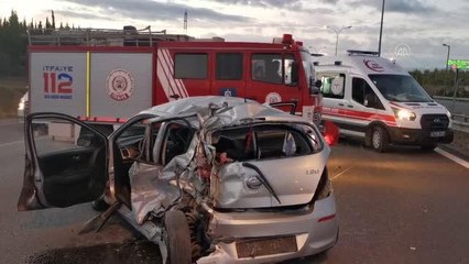 Download Video: Son dakika haberleri... Anadolu Otoyolu'nda zincirleme trafik kazası: 1 ölü, 2 yaralı