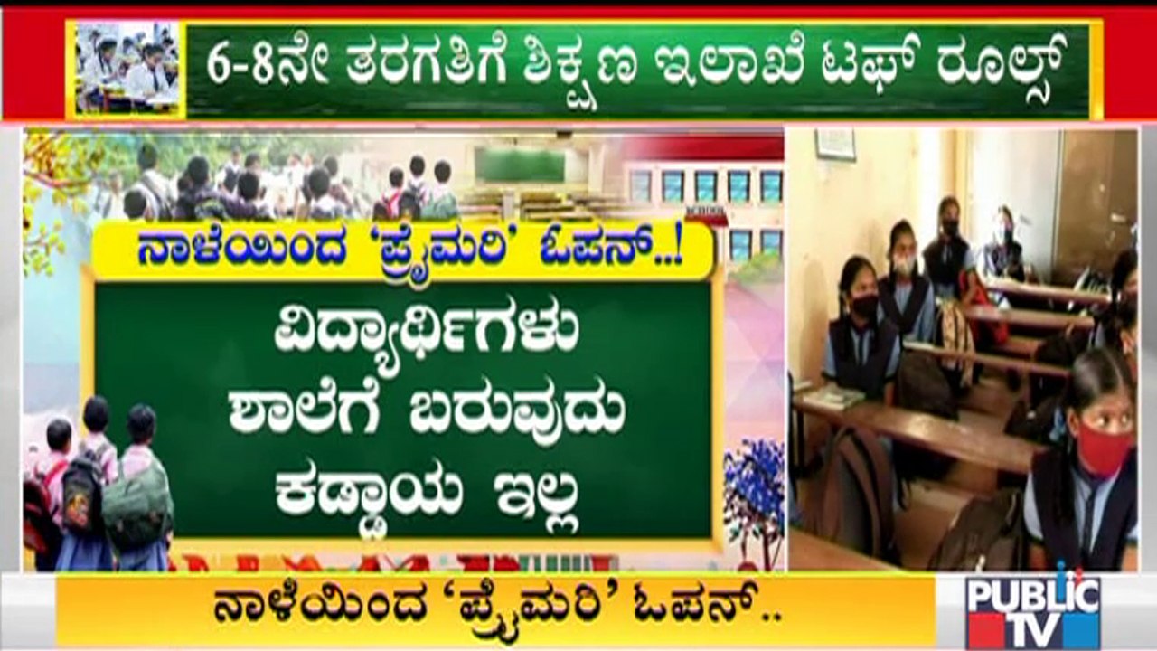 Schools For Class 6-8 To Open From Tomorrow Amid Covid19 Pandemic