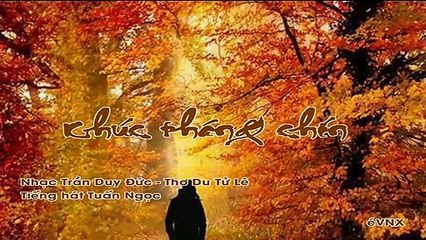 Khúc tháng chín - Nhạc Trần Duy Đức - Thơ Du Tử Lê
