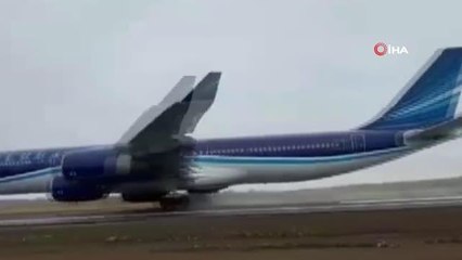 Bakü'den Fuzuli Uluslararası Havalimanı'na ilk uçuş gerçekleştirildi