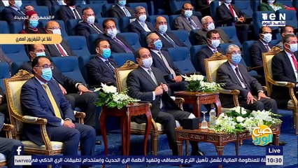 كلمة اللواء ممدوح شعبان مدير جمعية الأورمان خلال احتفالية أبواب الخير بحضور الرئيس السيسي