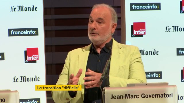 Jean-Marc Governatori : Moi je n'aurais pas employé le mot de décroissance , parce qu'il est possible qu'il soit peu audible par les dix millions de personnes qui doivent survivre sous le seuil de pauvreté.