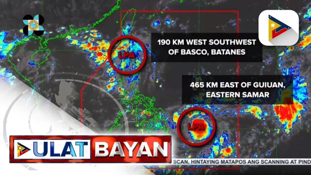 PTV INFO WEATHER | Dalawang LPA sa loob ng PAR, nagpapaulan sa ilang bahagi ng bansa; Isa pang LPA sa labas ng PAR, binabantayan