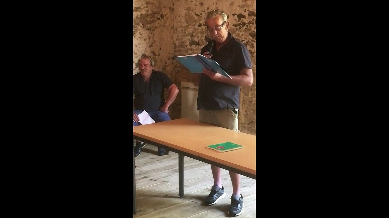 Discours des 30 ans de la Pétanque Tarusate