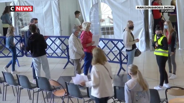 La vaccination sans rendez-vous à Marcq-en-Barœul