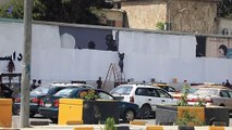 Afghanistan: des fresques murales recouvertes par les talibans à Kaboul