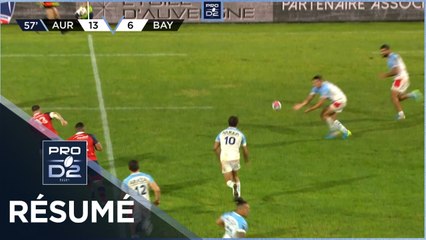 PRO D2 - Résumé Stade Aurillacois- Avirons Bayonnais: 20-28 - J02 - Saison 2021/2022