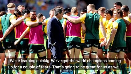 Download Video: Bledisloe pain will pay off - Rennie takes the positives from Wallabies defeat