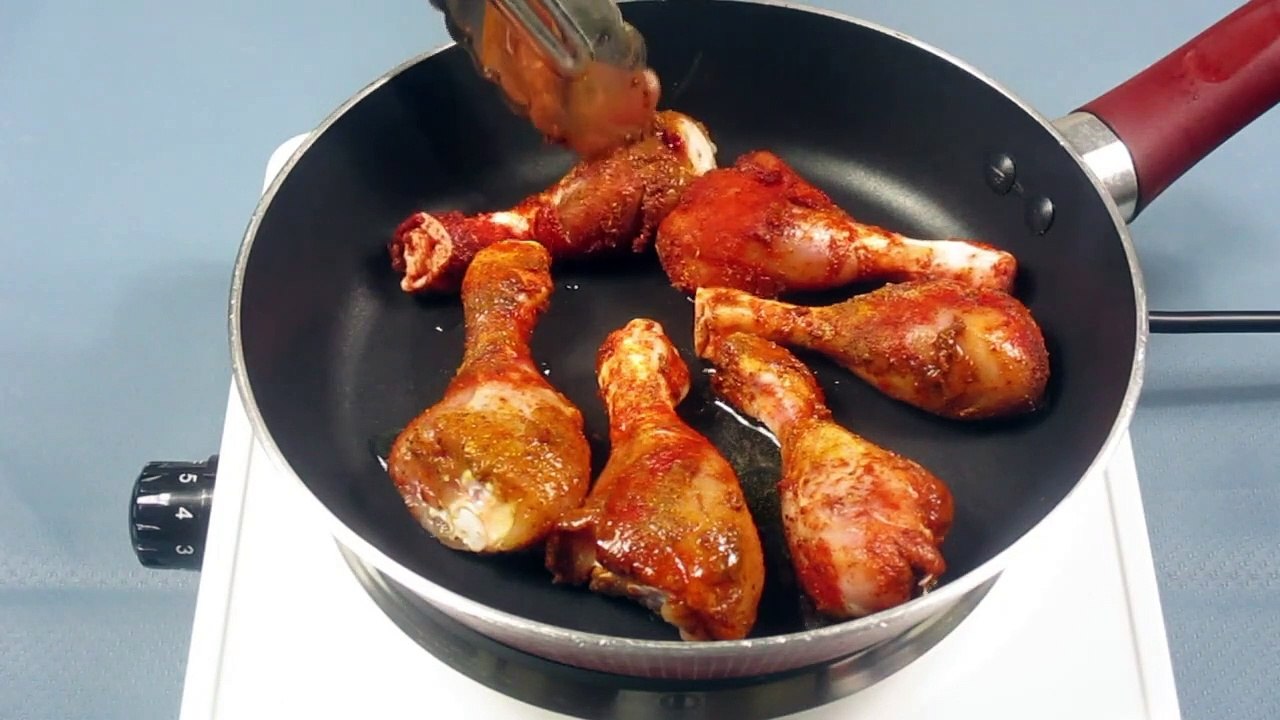 أفـخـاذ الدجـاج الكـذابـة المـقرمشـة بـطريـقـة جـديـدة  CRISPY CHICKEN LEGS