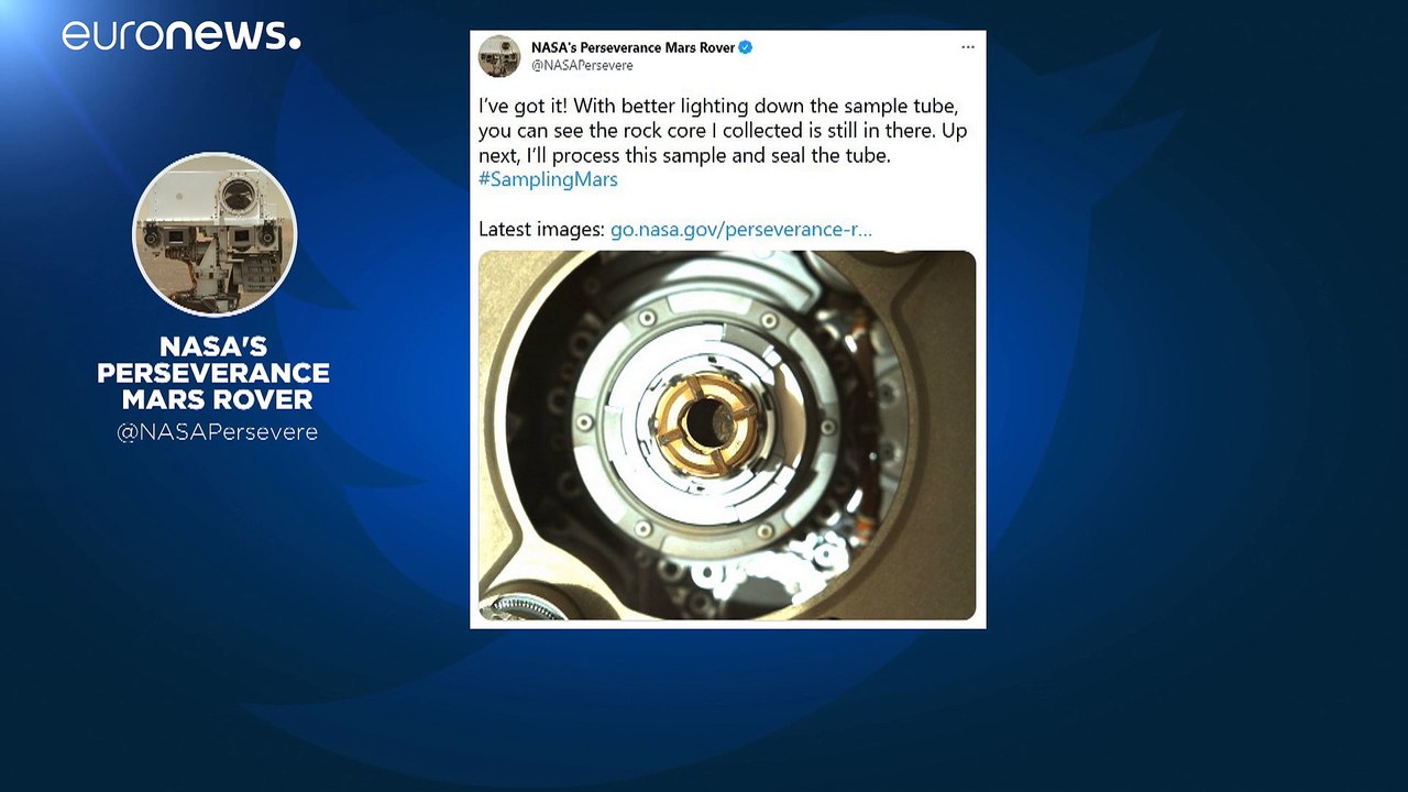 „Ich hab's“: Mars-Rover "Perseverance“ sammelt Gestein