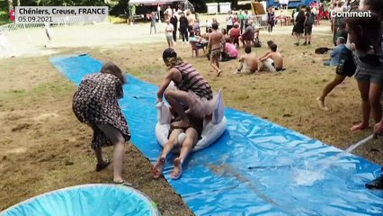 Creuse :  le nouveau champion d'Europe de la coupe mulet est belge