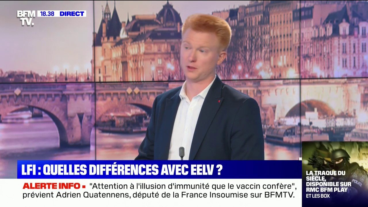 Pour Adrien Quatennens, "le point le plus saillant" de désaccord entre La France insoumise et Les Verts est "la question européenne"