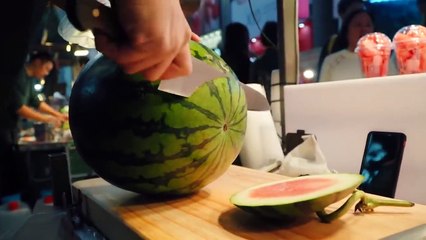 Amazing Fruits Cutting Skills - part #2 (with Realistic Sound)