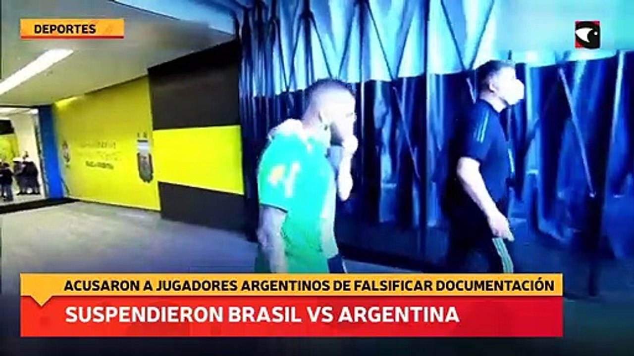 Suspendieron Brasil vs Argentina