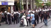 İstiklal Caddesinde eylemcilere polis müdahalesi: 20 gözaltı